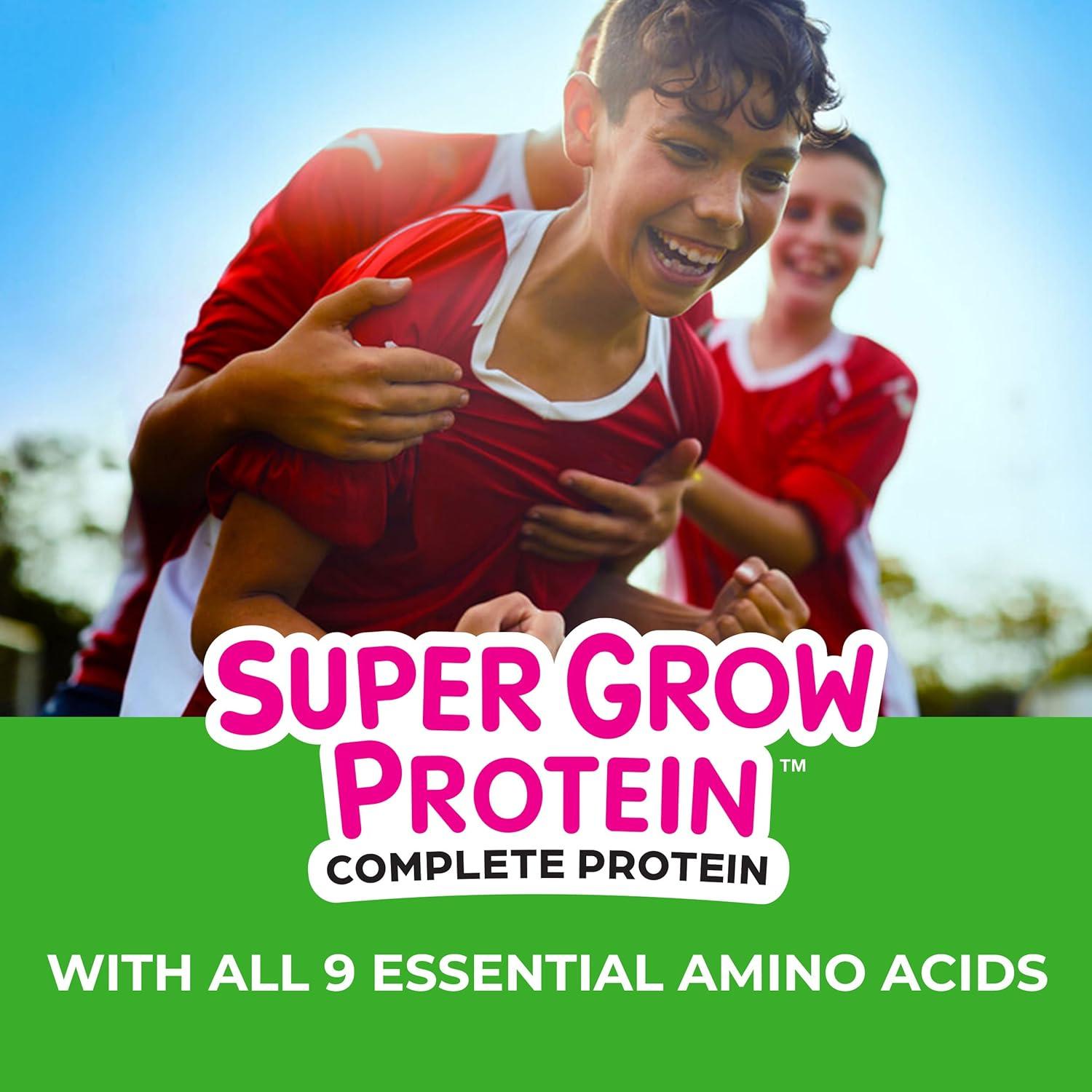 image:imageOrgain Kids Protein Powder Shake Mix Chocolate Brownie 8g GrassFed Dairy Protein 4g Fiber 23 Vitamins amp Minerals Gluten Free No Soy Ingredients Adds Healthy Nutrients to Kids Snacks 1lb