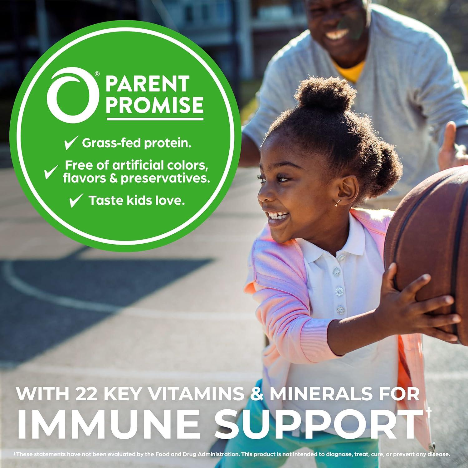 image:imageOrgain Kids Protein Powder Shake Mix Vanilla Bean Ice Cream 8g GrassFed Dairy Protein 4g Fiber 22 Vitamins amp Minerals Gluten Free No Soy Ingredients Adds Healthy Nutrients to Kids Snacks 1lb