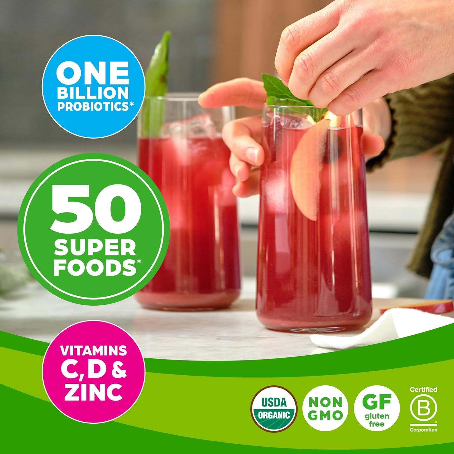 image:imageOrgain Organic Greens 50 Superfoods Immunity Up Powder Honeycrisp Apple Immune Support Probiotics Vitamin C D amp Zinc Apple Cider Vinegar Ashwagandha Cordyceps amp Reishi Mushrooms 062lbHoneycrisp Apple