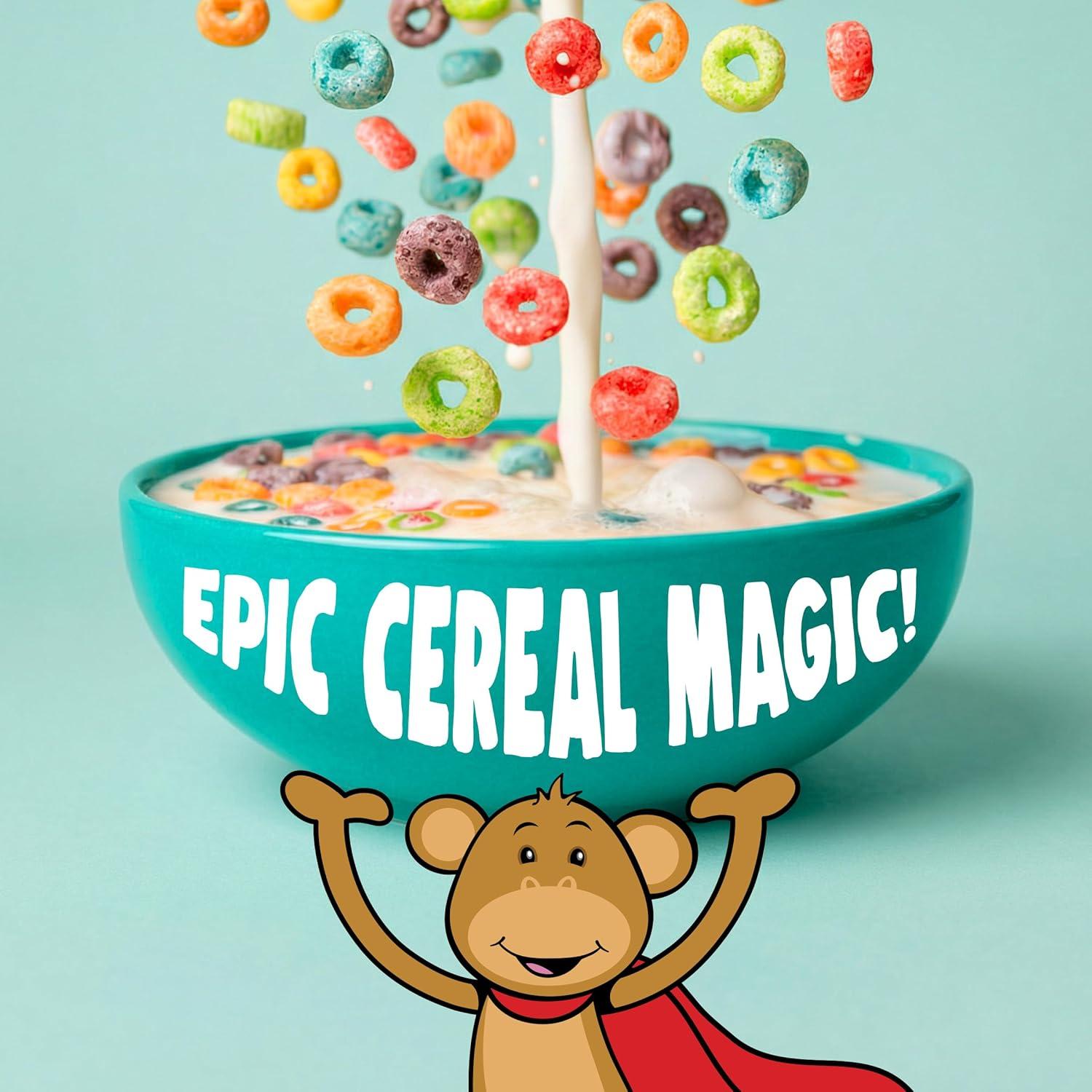 image:imageOrgain Organic Kids Nutritional Protein Shake Fruity Cereal Kids Snacks with 8g Dairy Protein 22 Vitamins amp Minerals Fruits amp Vegetables Gluten Free Soy Free NonGMO 825 Fl Oz Pack of 12