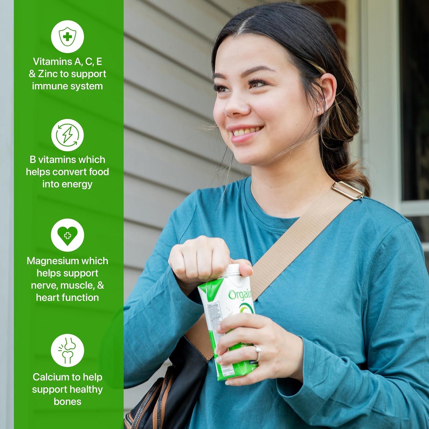 image:imageOrgain Organic Nutritional Protein Shake 16g Grass Fed Whey Protein Meal Replacement 20 Vitamins amp Minerals Fruits amp Vegetables Variety Pack Chocolate Vanilla Strawberry 11 Fl Oz 12 PackVanilla