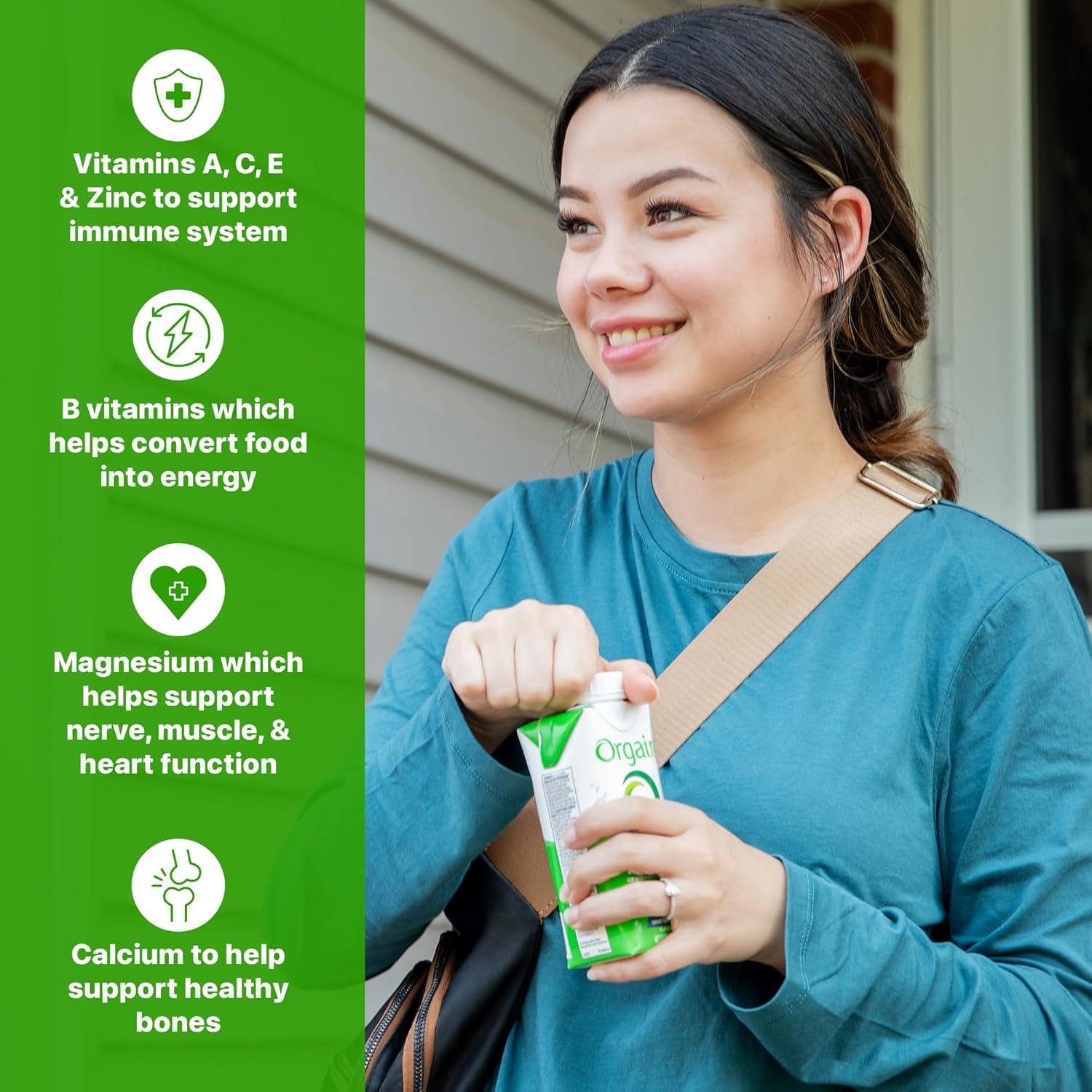 image:imageOrgain Organic Nutritional Protein Shake Creamy Chocolate Fudge 16g Grass Fed Whey Protein Meal Replacement 20 Vitamins amp Minerals Fruits amp Vegetables Gluten Free NonGMO 11 Fl Oz 12 PackVariety Pack