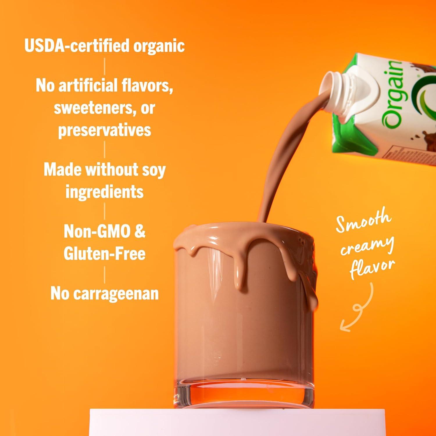 image:imageOrgain Organic Nutritional Protein Shake Creamy Chocolate Fudge 16g Grass Fed Whey Protein Meal Replacement 20 Vitamins amp Minerals Fruits amp Vegetables Gluten Free NonGMO 11 Fl Oz 12 PackCreamy Chocolate Fudge