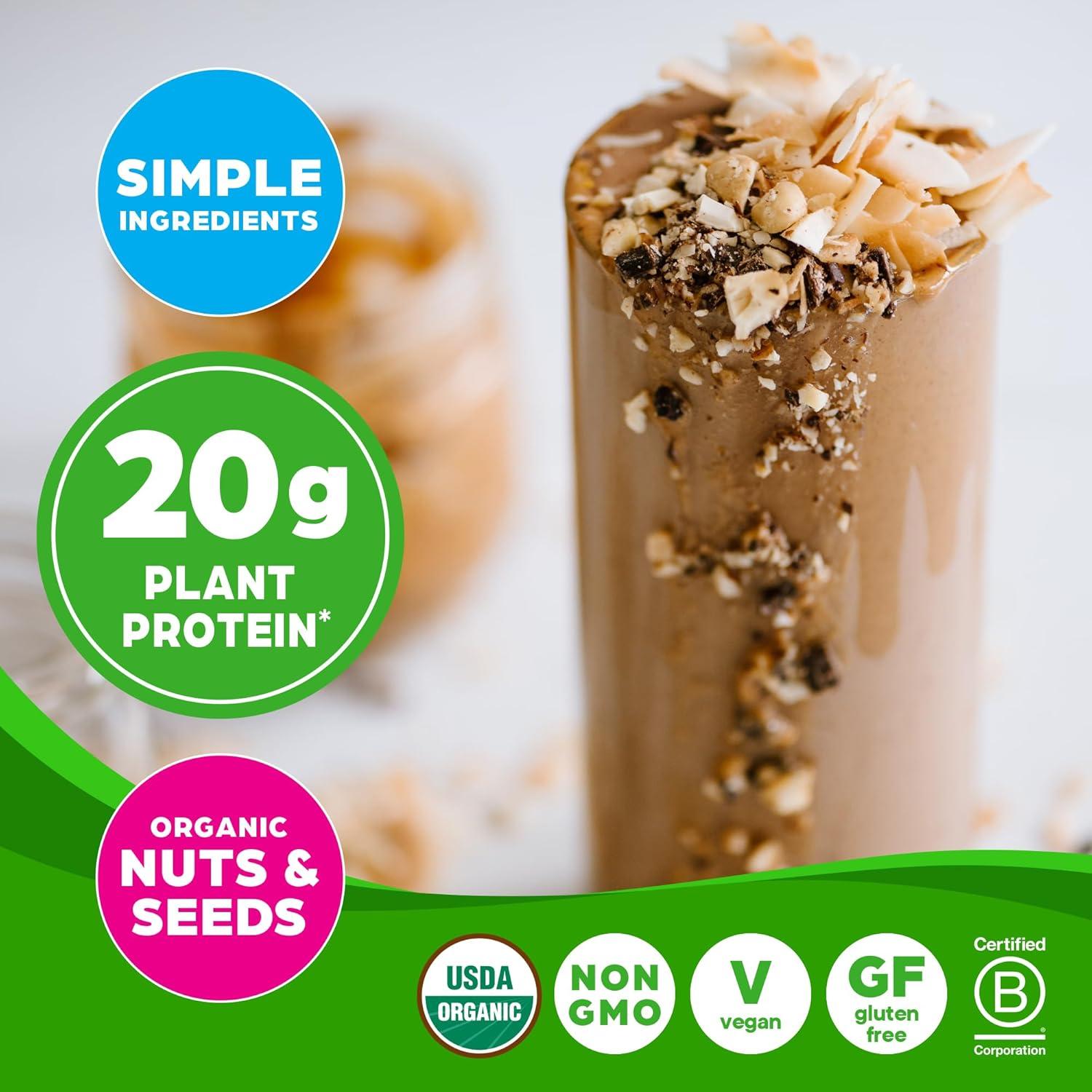 image:imageOrgain Organic Simple Vegan Protein Powder Vanilla 20g Plant Based Protein Made with less Ingredients No Artificial Sweeteners Gluten Free No Dairy or Lactose 125 lb Packaging May VaryPeanut Butter