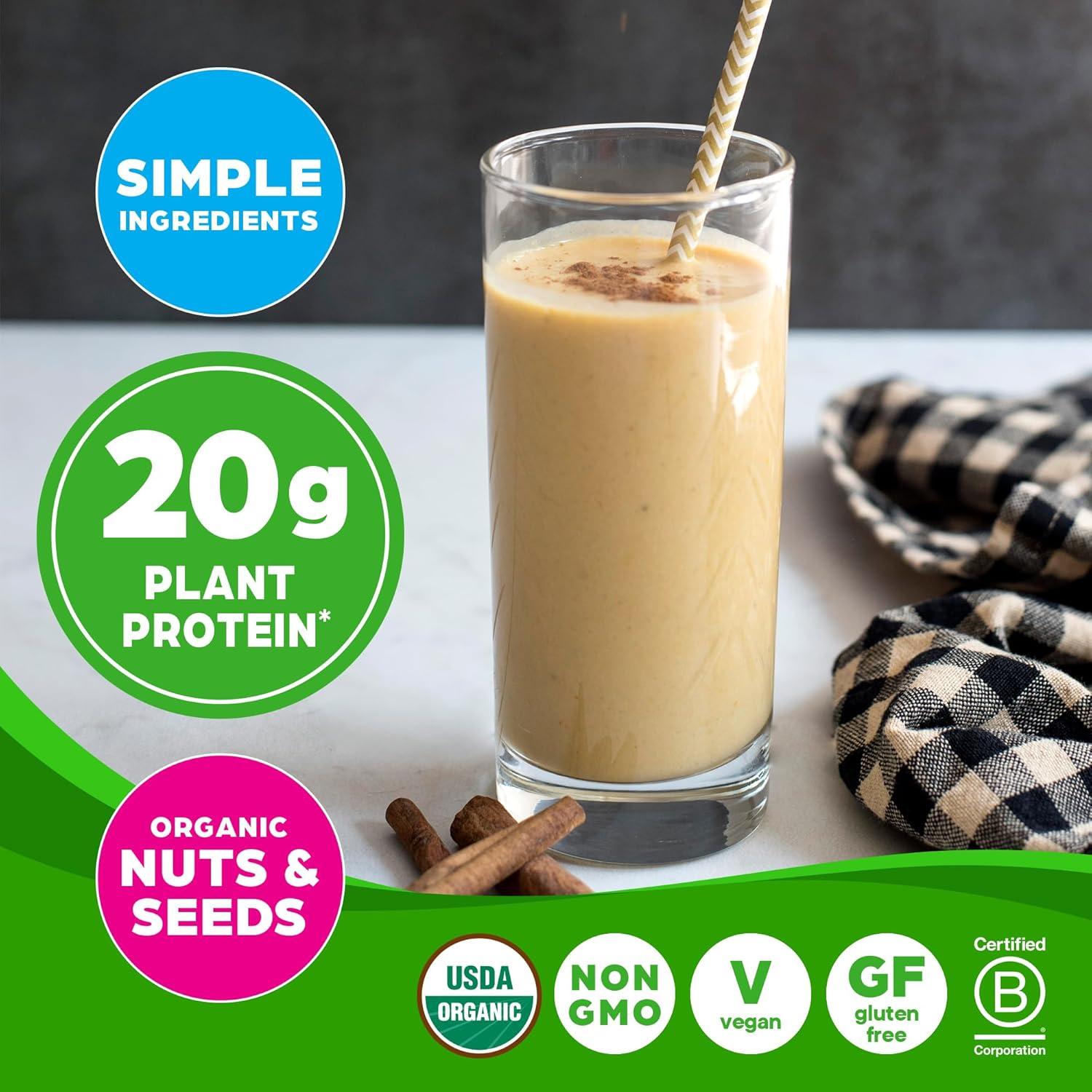 image:imageOrgain Organic Simple Vegan Protein Powder Vanilla 20g Plant Based Protein Made with less Ingredients No Artificial Sweeteners Gluten Free No Dairy or Lactose 125 lb Packaging May VaryVanilla