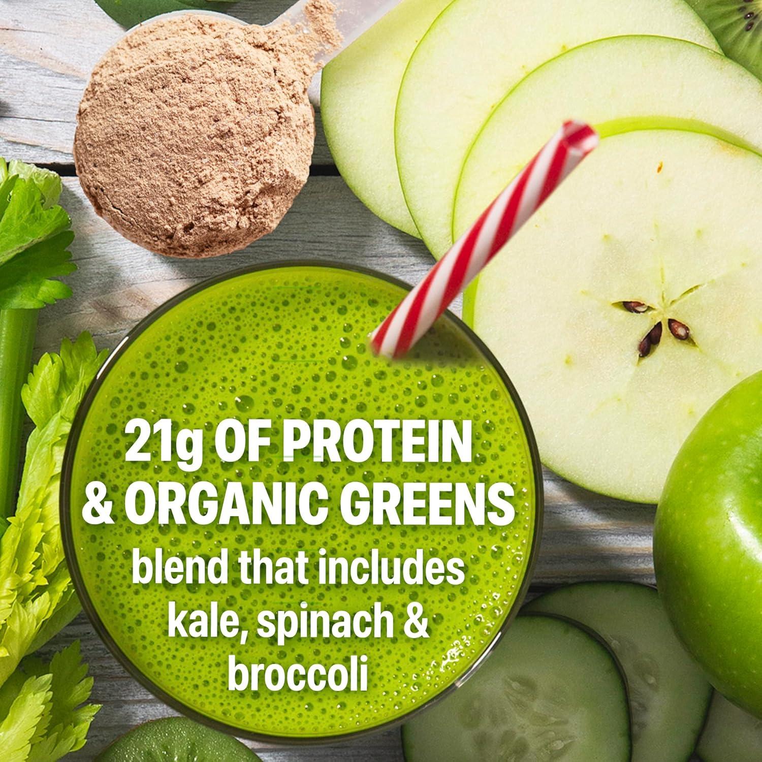 image:imageOrgain Organic Vegan Protein Powder Greens Creamy Chocolate Fudge 21g Plant Based Protein Gluten Free Dairy amp Lactose Free Soy Free No Sugar Added Iron amp Prebiotics for Gut Health 194lbCreamy Chocolate Fudge