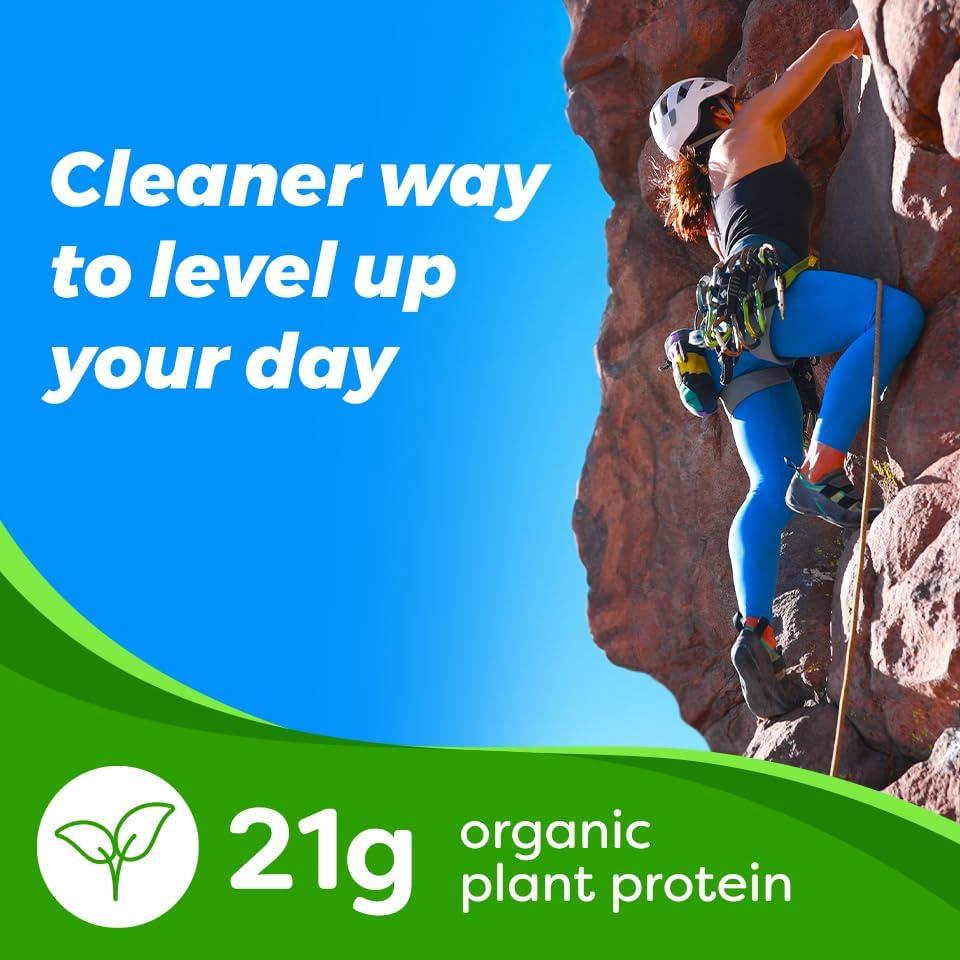 image:imageOrgain Organic Vegan Protein Powder Chocolate Peanut Butter 21g Plant Protein 6g Prebiotic Fiber Low Net Carb No Lactose Ingredients No Added Sugar NonGMO For Shakes amp Smoothies 203 lbPeanut Butter Flavored