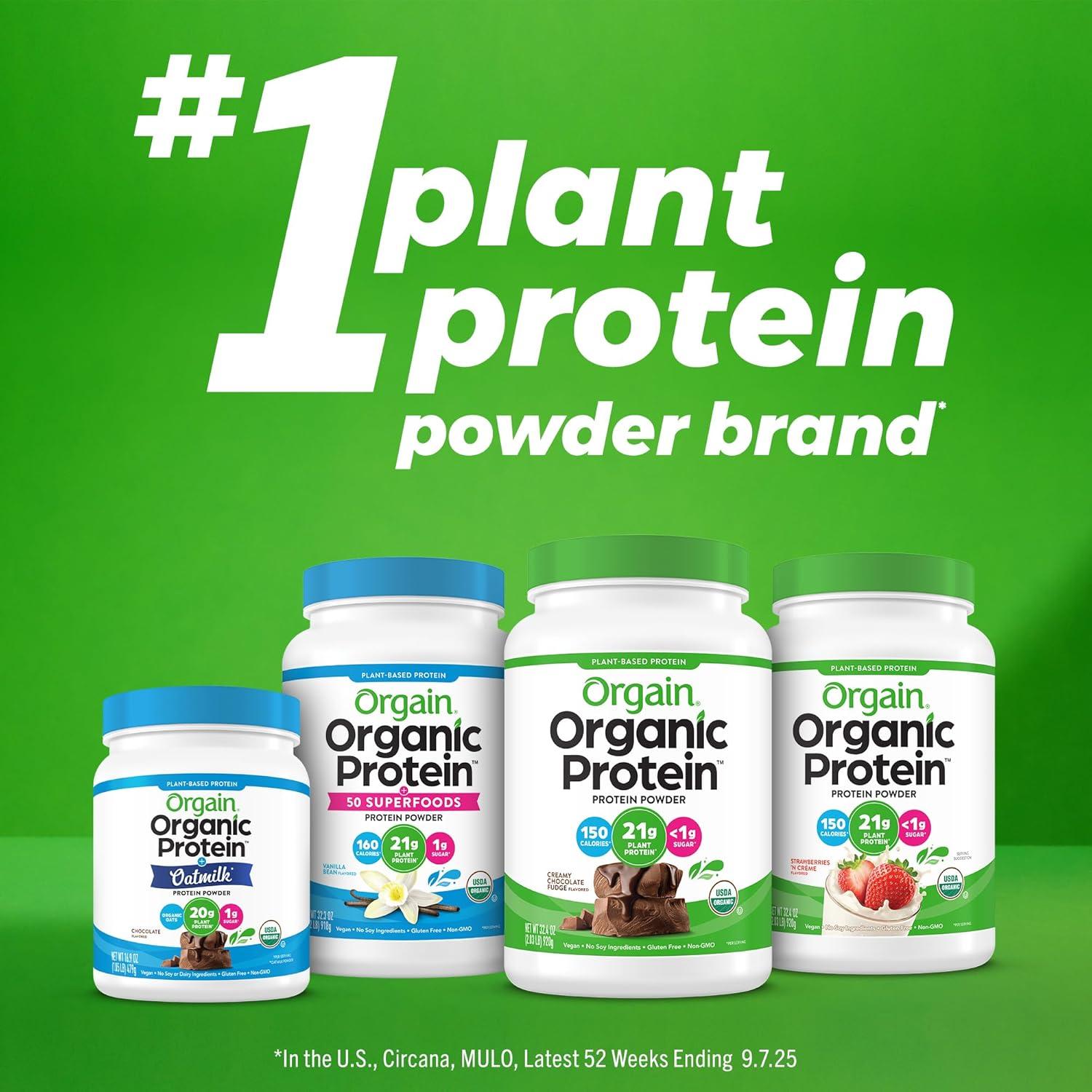 image:imageOrgain Organic Vegan Protein Powder Chocolate Peanut Butter 21g Plant Protein 6g Prebiotic Fiber Low Net Carb No Lactose Ingredients No Added Sugar NonGMO For Shakes amp Smoothies 203 lbPeanut Butter Flavored
