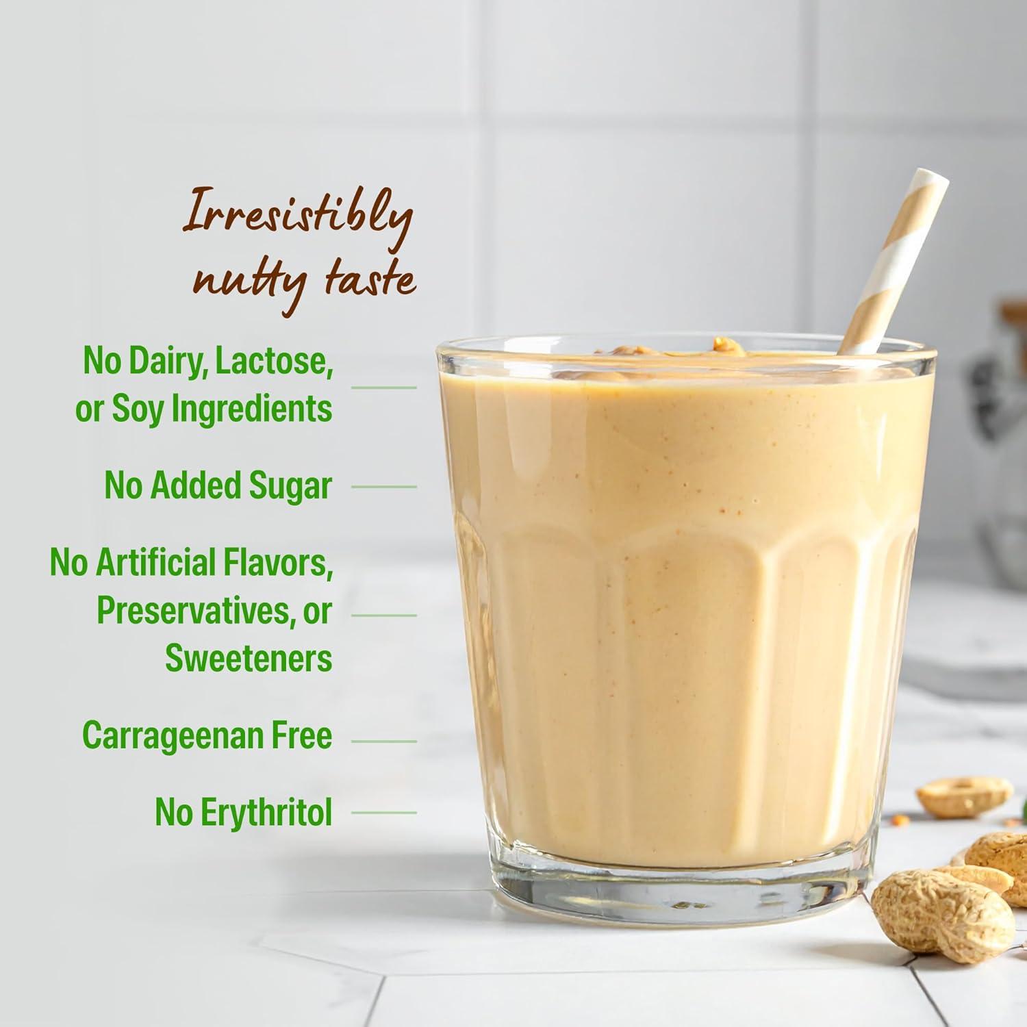 image:imageOrgain Organic Vegan Protein Powder Chocolate Peanut Butter 21g Plant Protein 6g Prebiotic Fiber Low Net Carb No Lactose Ingredients No Added Sugar NonGMO For Shakes amp Smoothies 203 lbPeanut Butter Flavored