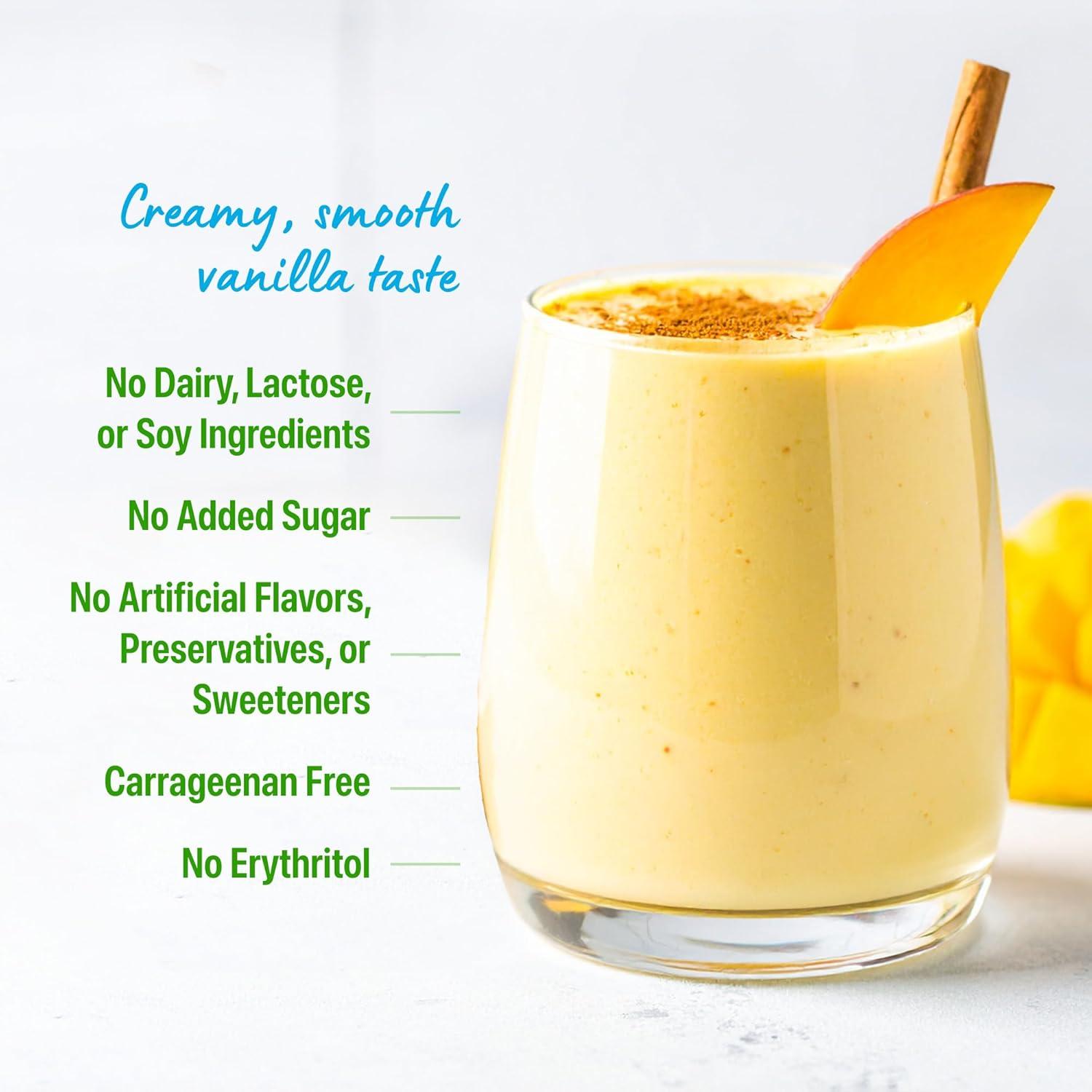image:imageOrgain Organic Vegan Protein Powder Strawberries amp Cream 21g Plant Based Protein 4g Prebiotic Fiber Low Net Carb No Lactose Ingredients No Added Sugar NonGMO For Shakes amp Smoothies 203 lbVanilla Bean