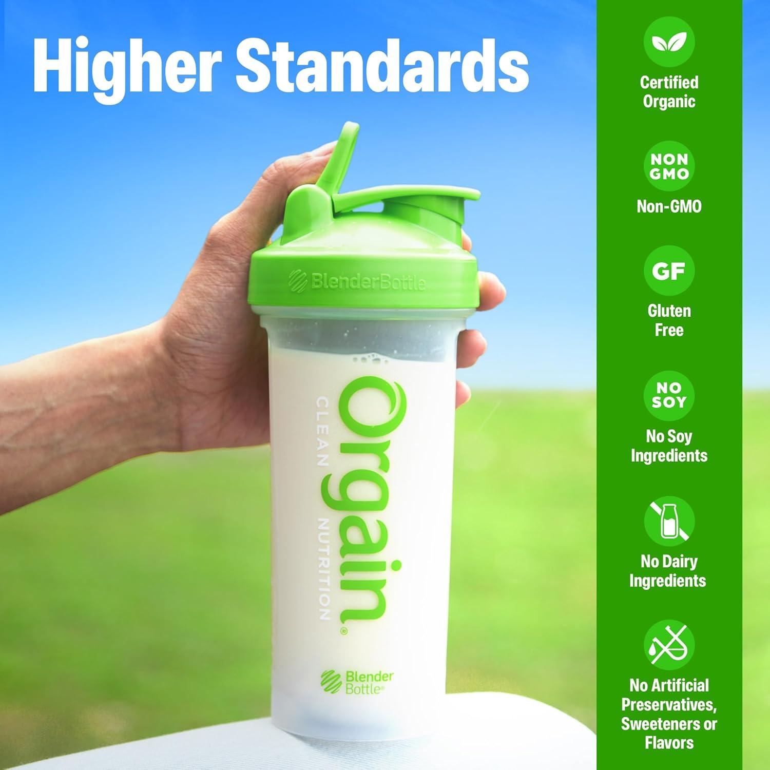 image:imageOrgain Organic Vegan Protein Powder Strawberries amp Cream 21g Plant Based Protein 4g Prebiotic Fiber Low Net Carb No Lactose Ingredients No Added Sugar NonGMO For Shakes amp Smoothies 203 lbVanilla Bean