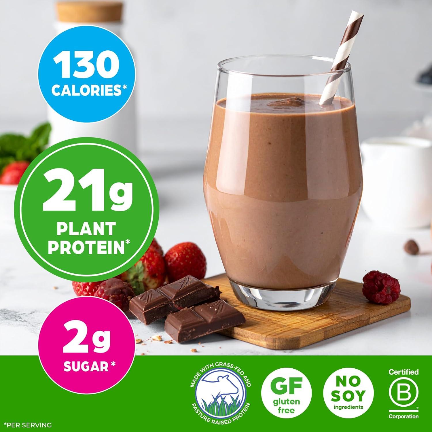 image:imageOrgain Whey Protein Powder Creamy Chocolate Fudge 21g Grass Fed Dairy Protein 5g BCAAs 4g Prebiotic Fiber 2g Sugar No Added Hormones Gluten Free Kosher For Shakes amp Smoothies 182lbCreamy Chocolate Fudge