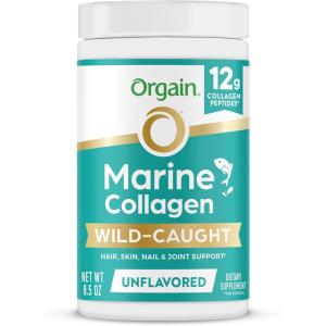 image:imageOrgain WildCaught Marine Collagen Peptides Powder for Women amp Men Hair Skin Nail amp Joint Support Supplement 12g Collagen Per Serving Pescatarian amp Paleo NonGMO Unflavored Type I amp III 85oz